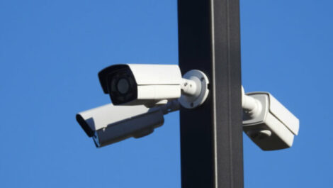 Security cameras at Holt-Mason Safe & Secure Storage in Mason.