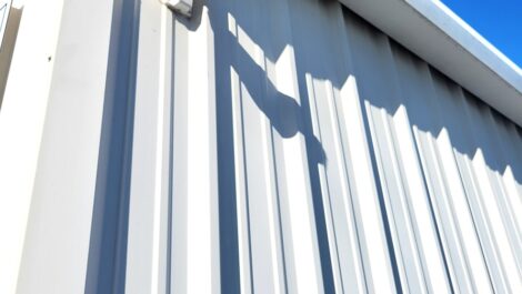 Close up of security camera at a storage facility in Childersburg, AL.
