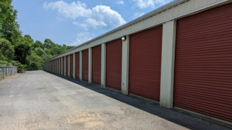 Drive up storage units at Blue Ridge Intown Self Storage in Blue Ridge.