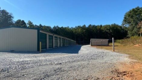 Storage units at Franklin's Best Storage in Franklin, GA.