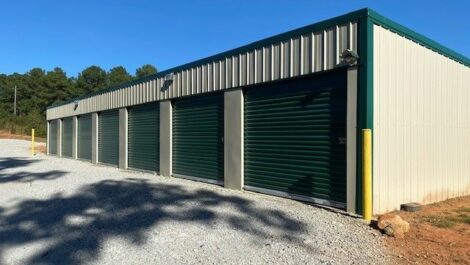 Storage units at Franklin's Best Storage in Franklin, GA.