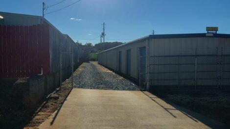 Drive-up units at Copper Safe Storage in Hagan.