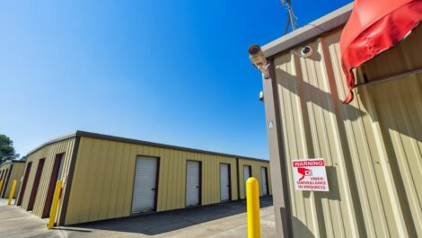 Security outside of front office at Moultrie Route 133 Storage in Moultrie.