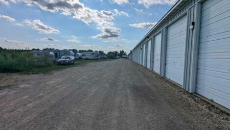 Drive-up units at South Oakhill Storage.