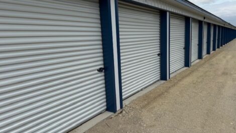 Outdoor storage units.