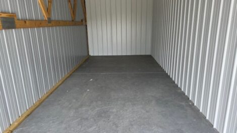 Inside of a storage unit at South Oakhill Storage facility.