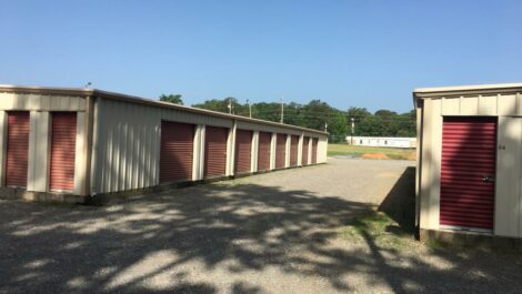 Drive-up storage units at Copper Safe Storage in Star City.