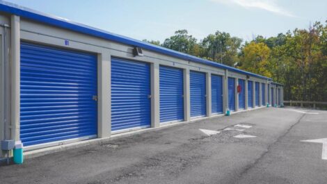 Storage units at Copper Safe Storage in Newburgh, NY.