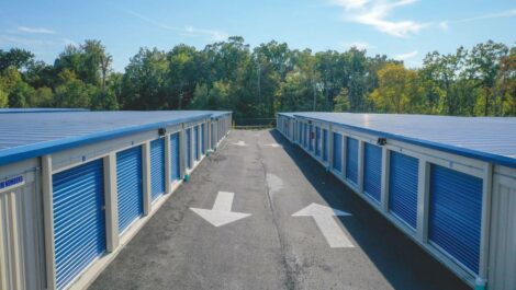 Storage units at Copper Safe Storage in Newburgh, NY.