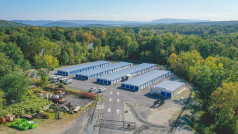 Storage units at Copper Safe Storage in Newburgh, NY.
