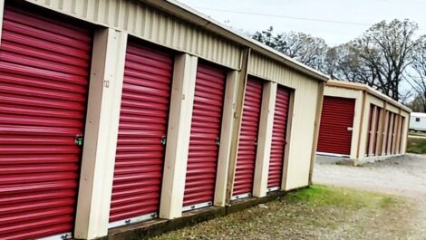 Drive-up storage units at Copper Safe Storage in Star City.
