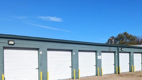 Drive-up units at Copper Safe Storage in Jonesboro.