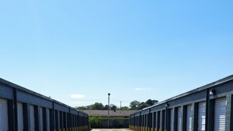 Drive-up units at Copper Safe Storage in Jonesboro.