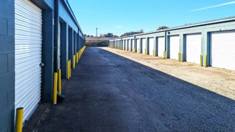 Drive-up units at Copper Safe Storage in Jonesboro.