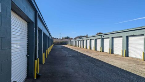 Drive-up units at Copper Safe Storage in Jonesboro.