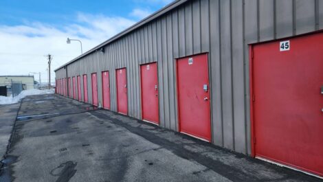 Drive up storage units at Red Storage in Tooele
