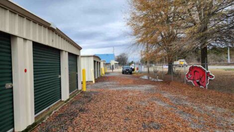 Units outdoors at Copper Safe Storage in Little Rock.