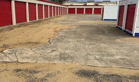 Outdoor storage units at Copper Safe Storage - Selma Annex.