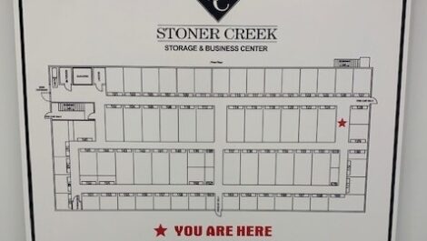 Map at Stoner Creek Storage in Hermitage