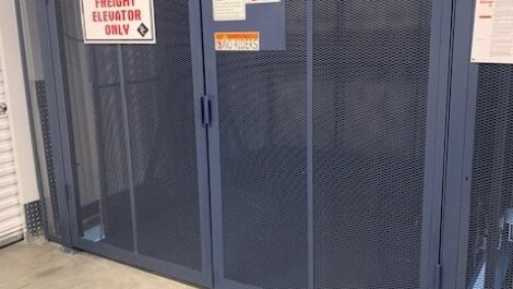 Freight elevator at Stoner Creek Storage in Hermitage.