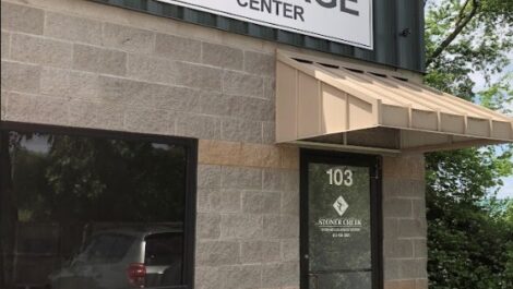 Front door entrance to Stoner Creek Storage in Hermitage.