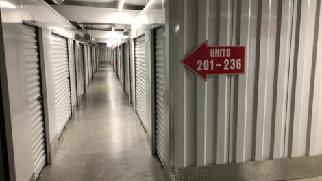 Indoor units at Stoner Creek Storage in Hermitage.
