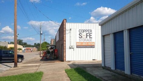 Copper Safe Storage building.