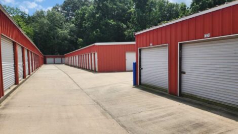 Interior of storage facility in Columbia, MS.
