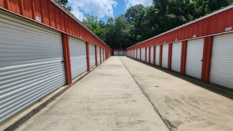 Interior of storage facility in Columbia, MS.