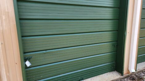 Locked storage unit in Columbia, MS.