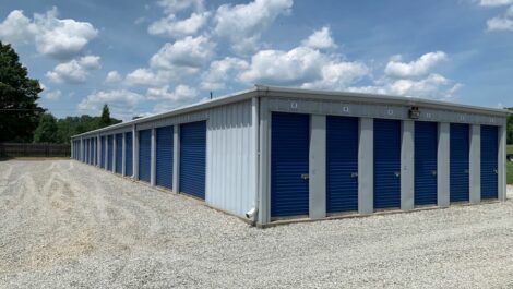 Storage units at StakIt Storage of Zanesville in White Cottage, Ohio.