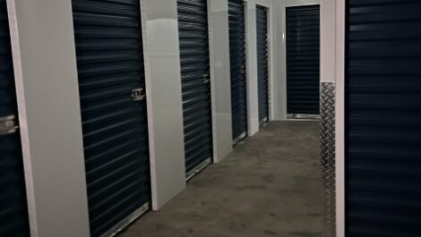 Indoor storage units at Jackson Self Storage.