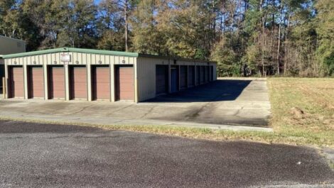 Storage units at Storage Center Rose City in Thomasville, Georgia.