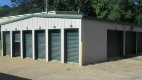 Storage units at Storage Center Rose City in Thomasville, Georgia.