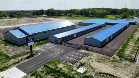 Exterior of Region Self Storage facility.