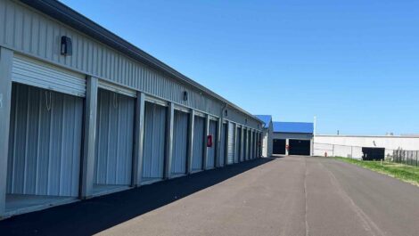 Exterior of Region Self Storage outdoor self-storage units.