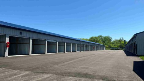 Exterior of Region Self Storage outdoor self-storage units.