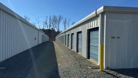 Outdoor storage units.