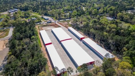 Aerial view of Master Storage facility.