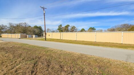 Storage facility view from across the road.