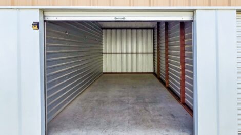 Inside view of larger storage unit