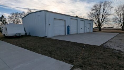 Blue Barn Storage units.