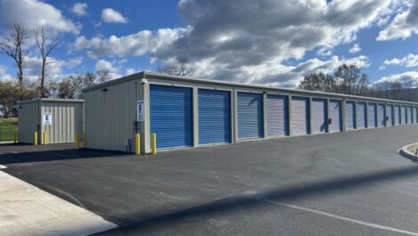 Outdoor storage units at State College Storage facility.