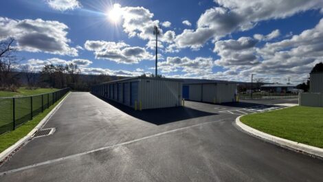 Outdoor storage units at State College Storage facility.