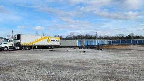 Exterior of True Friends Moving and Storage Facility.