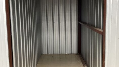 Interior of storage units at Storage on Board facility.
