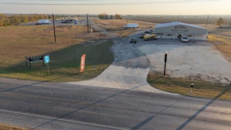 The exterior Dziuks Storage facility.