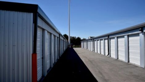 Outdoor storage units at Intermountain Commercial Storage facility.