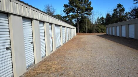 Outdoor storage units at Street Smart Storage Vass Facility.