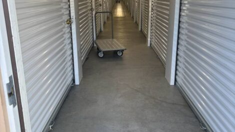 Interior storage units at Street Smart Storage Vass Facility.